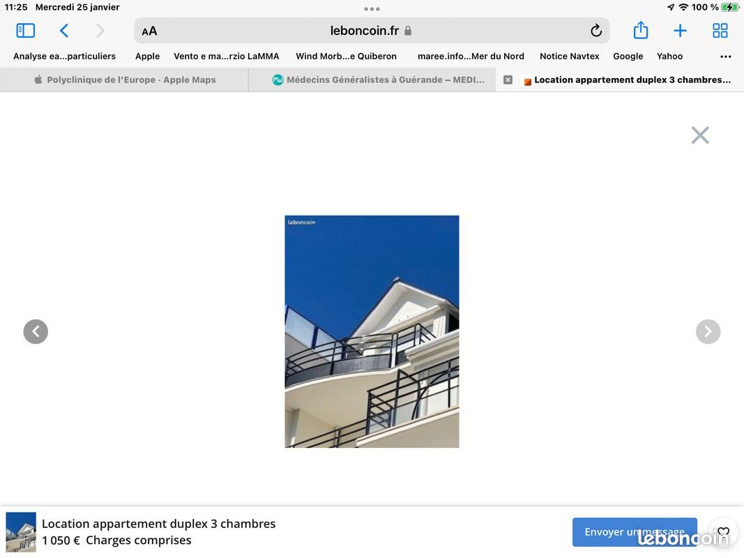 Appartement à louer, 54m², Pornichet