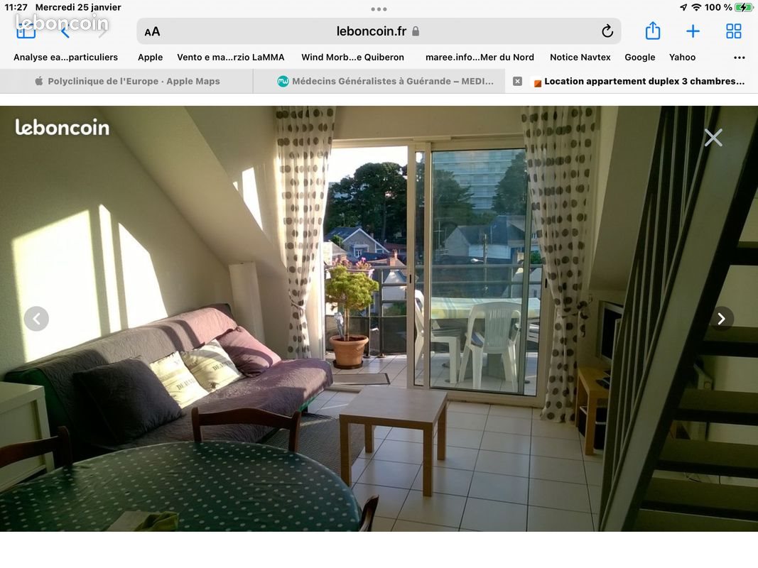 Appartement à louer, 54m², Pornichet