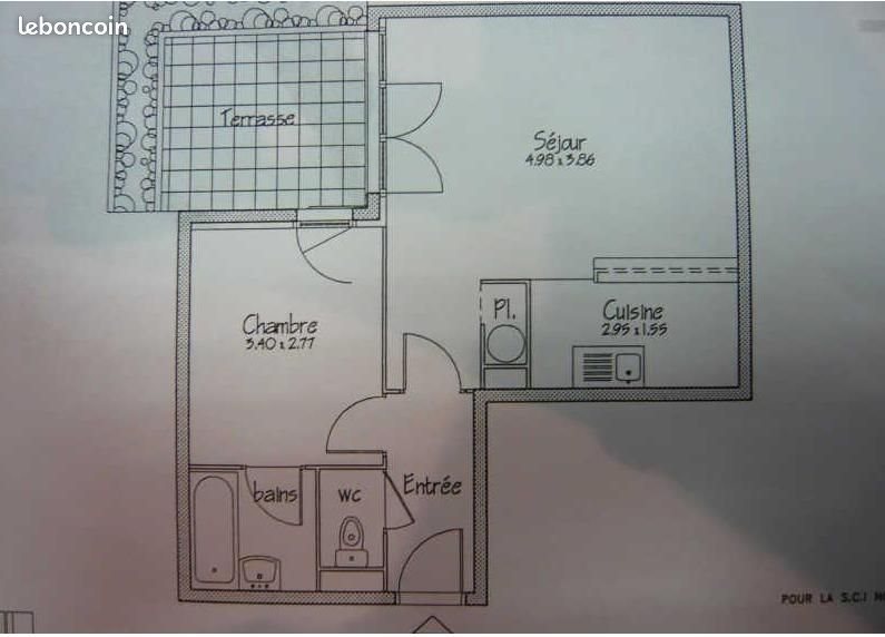 Appartement à louer, 44m², Noisy-le-Grand
