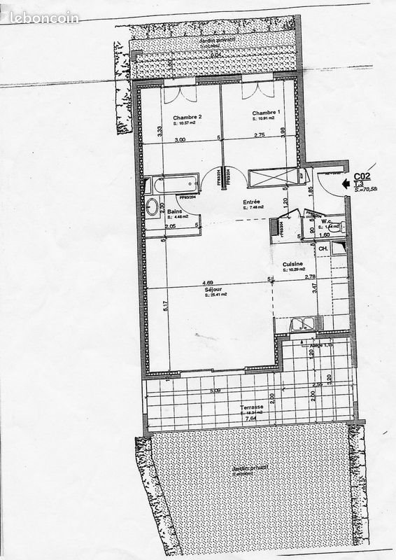 Appartement à louer, 71m², Thonon-les-Bains