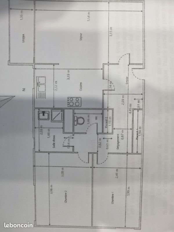 Appartement à louer, 64m², Arles