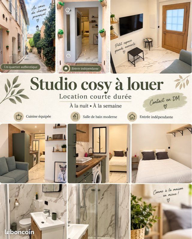 Appartement à louer, 22m², Antibes