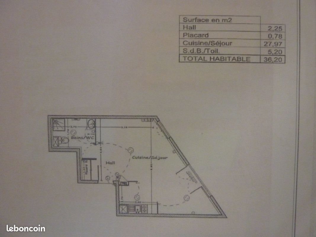 Appartement à louer, 36m², Grenoble
