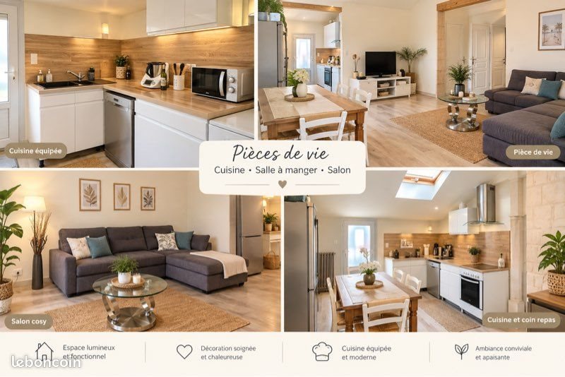 Maison à louer, 55m², Tonnay-Charente