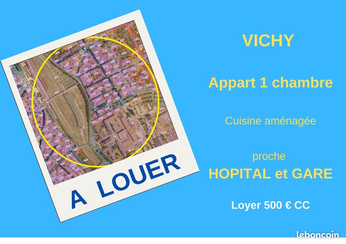 Appartement à louer, 45m², Vichy