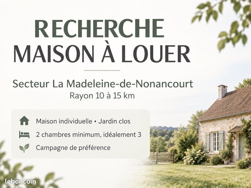 Maison à louer, 60m², Nonancourt