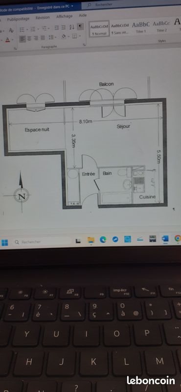 Appartement à louer, 32m², Carpentras