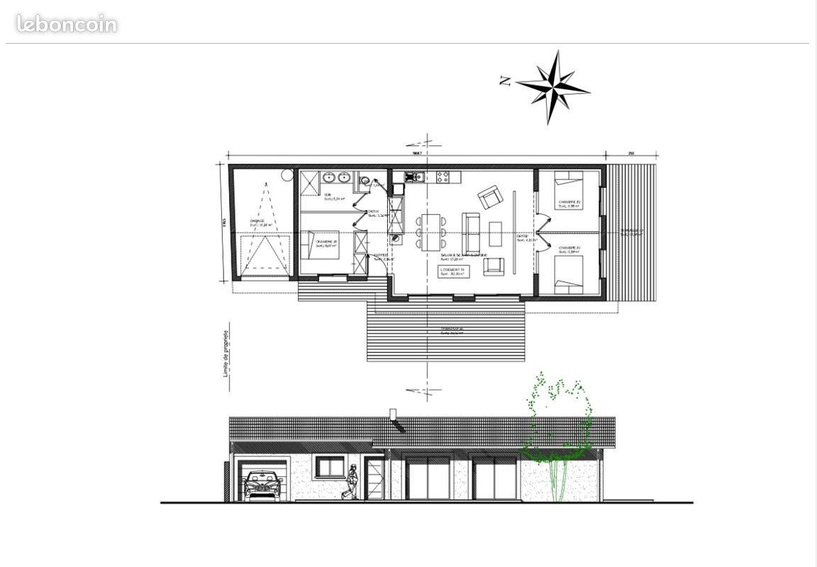 Maison à louer, 84m², La Teste-de-Buch