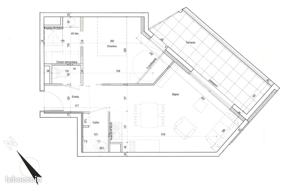 Appartement à louer, 42m², Saint-Gilles-Croix-de-Vie