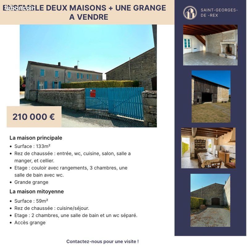 Maison à vendre, 192m², Saint-Georges-de-Rex
