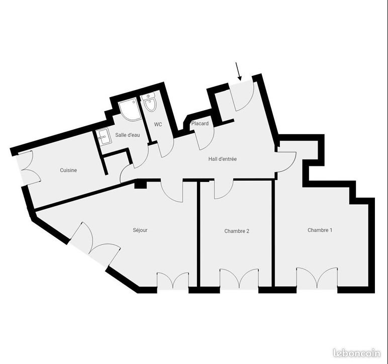 Appartement à louer, 61m², Nice