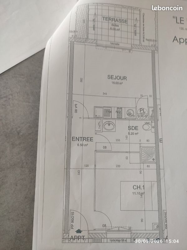 Appartement à vendre, 40m², Saint-Nazaire