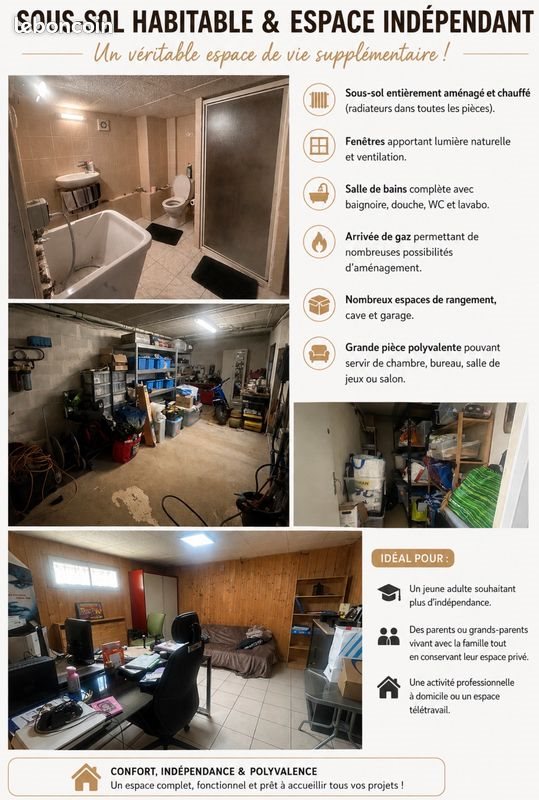 Maison à vendre, 155m², Chaumontel