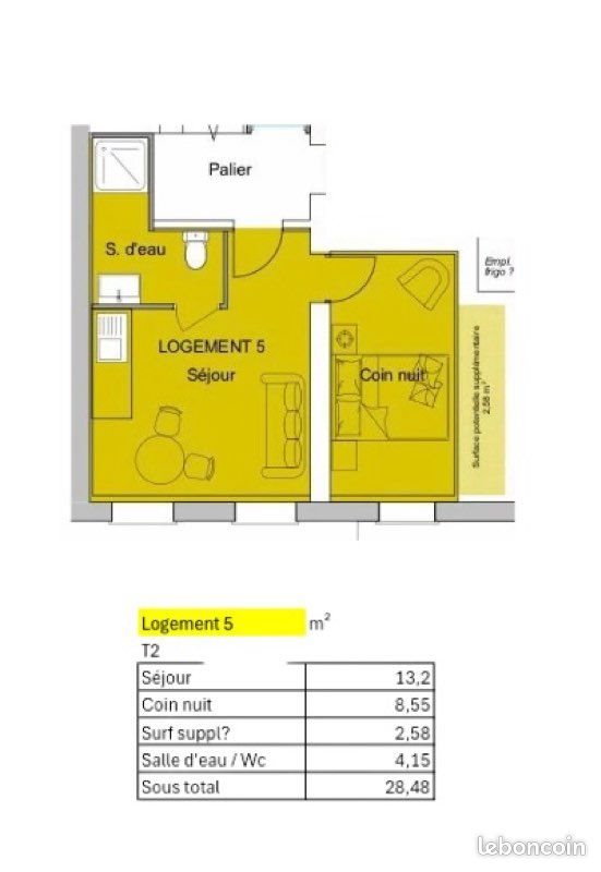 Appartement à vendre, 28m², Toulouse