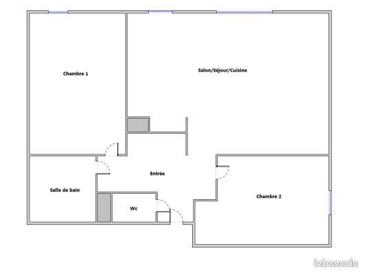 Appartement à louer, 51m², Toulouse