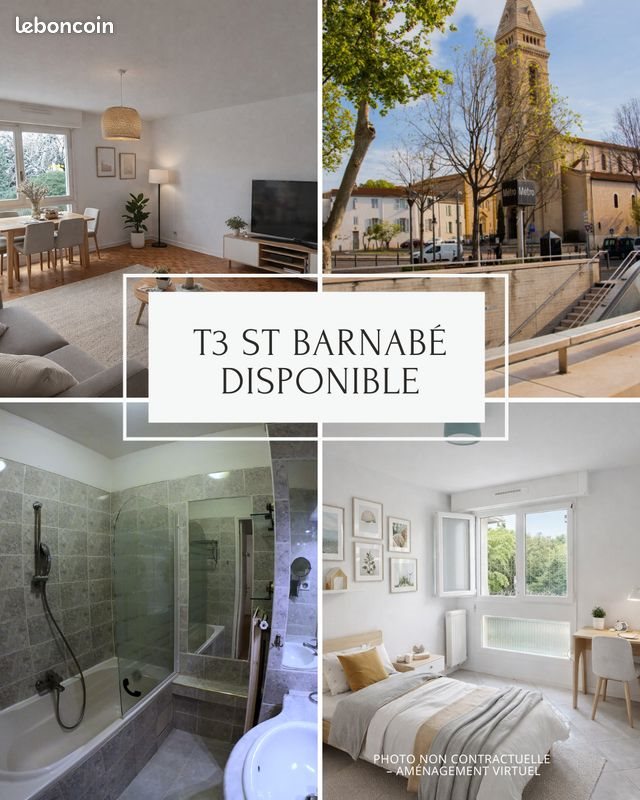 Appartement à louer, 60m², Marseille 12ème