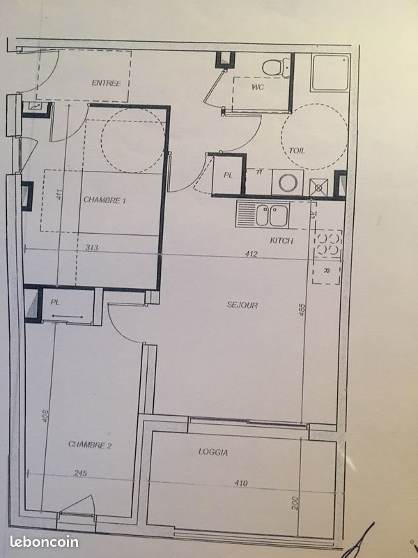 Appartement à louer, 63m², Pornic
