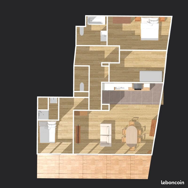 Appartement à vendre, 88m², Massy
