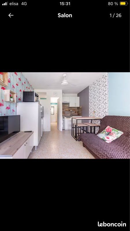 Appartement à louer, 21m², La Grande-Motte