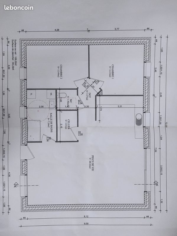 Maison à louer, 90m², Morbecque