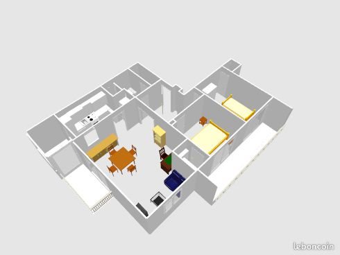 Appartement à louer, 71m², Saint-Étienne