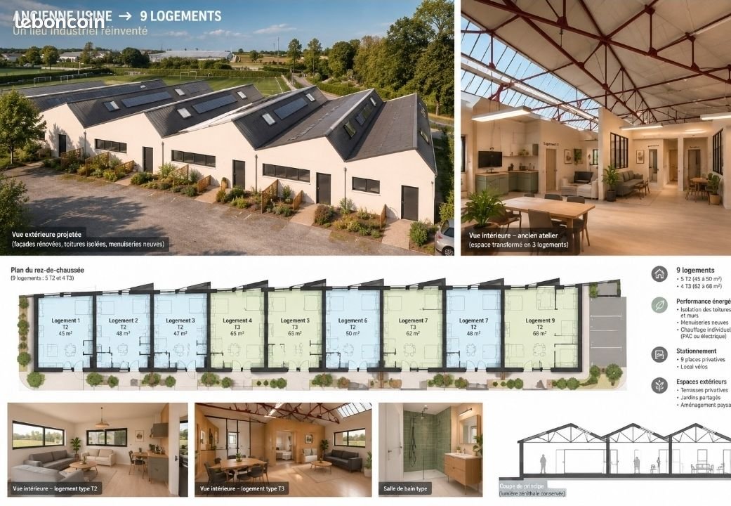 Maison à vendre, 60m², La Poitevinière