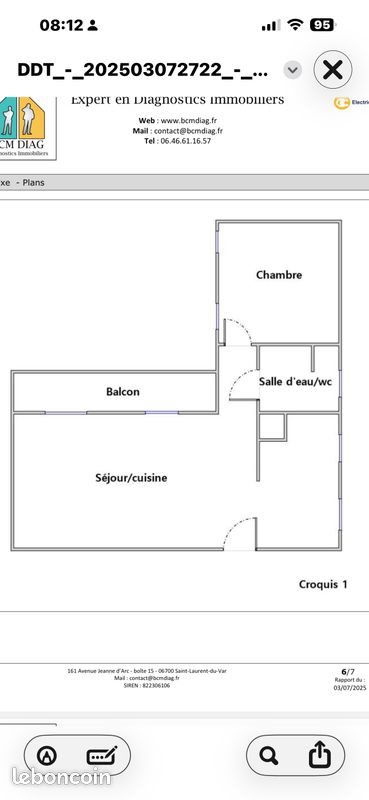 Appartement à vendre, 45m², La Turbie