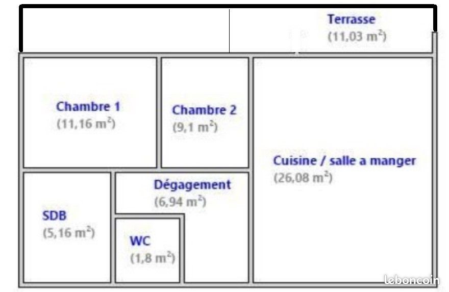 Appartement à louer, 61m², Lingolsheim