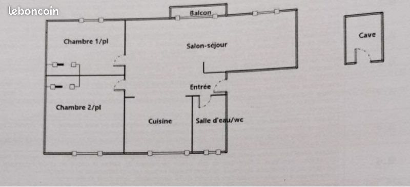 Appartement à vendre, 60m², Valence