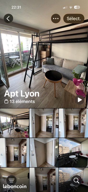 Appartement à vendre, 24m², Lyon 8ème