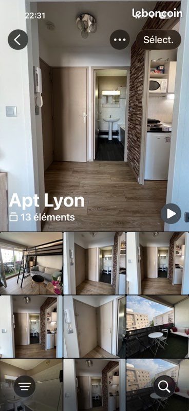 Appartement à vendre, 24m², Lyon 8ème