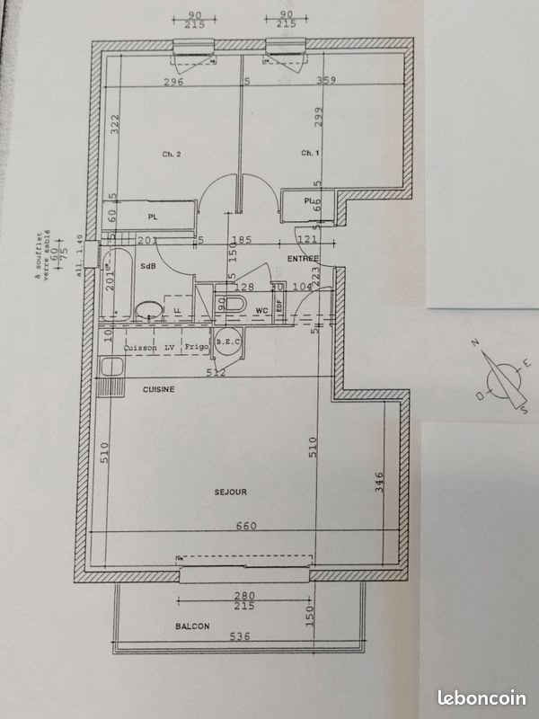 Appartement à louer, 65m², Concarneau