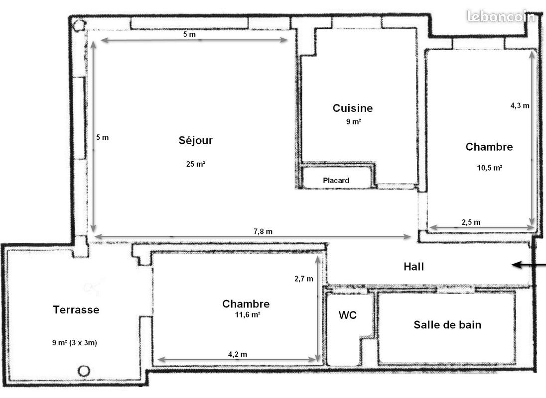 Appartement à louer, 72m², Wasselonne