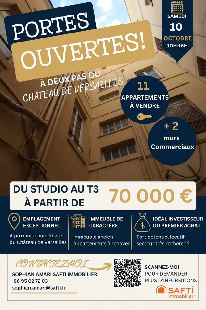 Appartement à vendre, 60m², Versailles