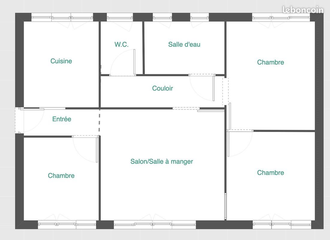 Appartement à vendre, 64m², Mulhouse