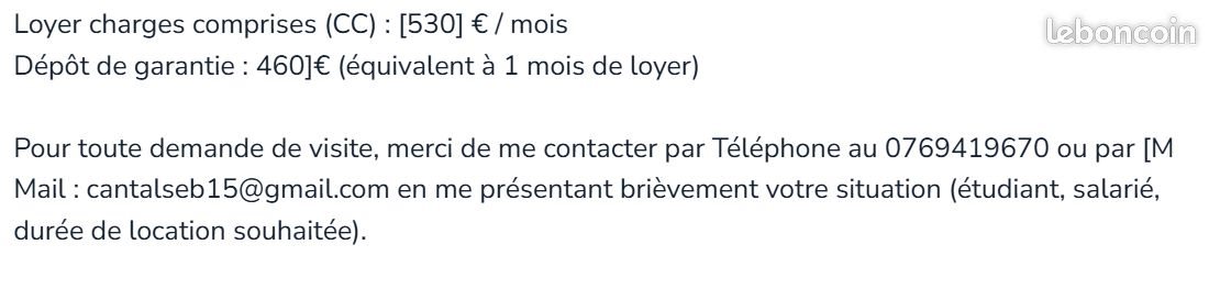 Appartement à louer, 45m², Aurillac
