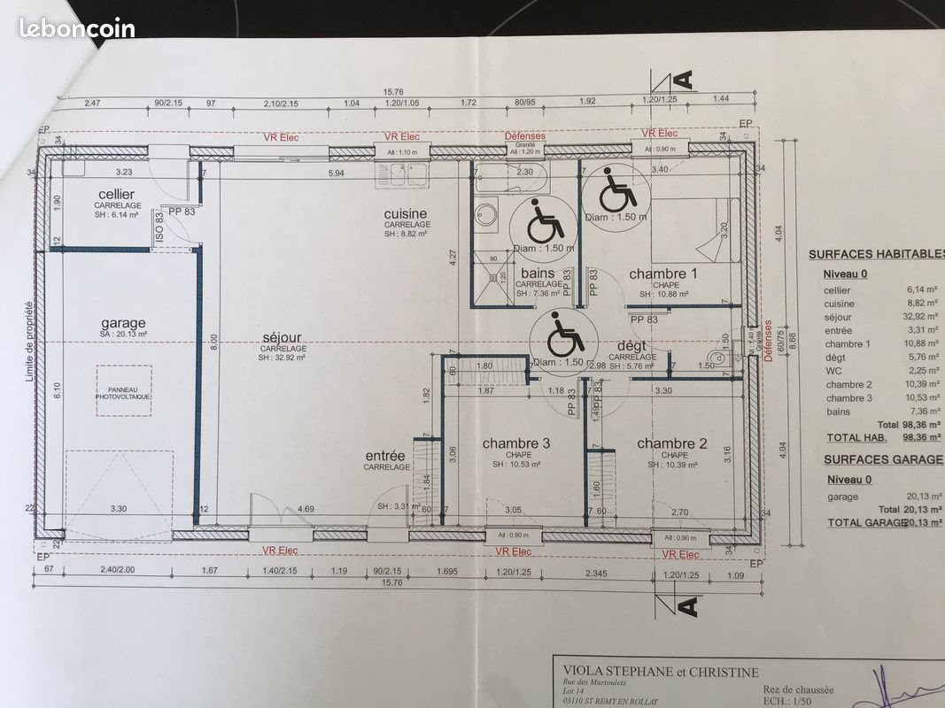 Maison à louer, 98m², Saint-Rémy-en-Rollat