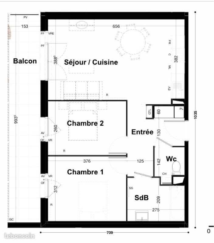 Appartement à louer, 62m², Rodez