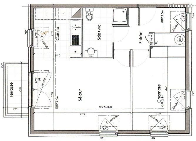 Appartement à louer, 50m², Saint-Gilles-Croix-de-Vie
