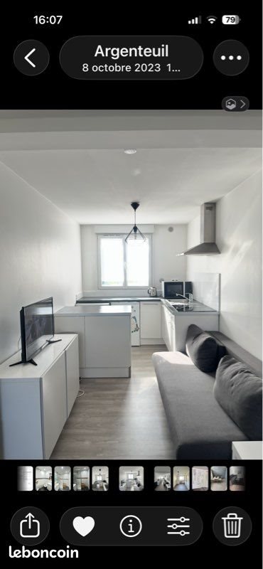 Appartement à louer, 20m², Argenteuil