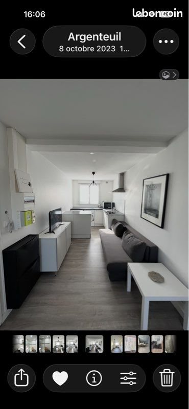 Appartement à louer, 20m², Argenteuil