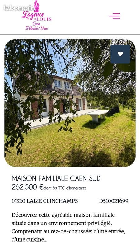Maison à vendre, 113m², Laize-Clinchamps