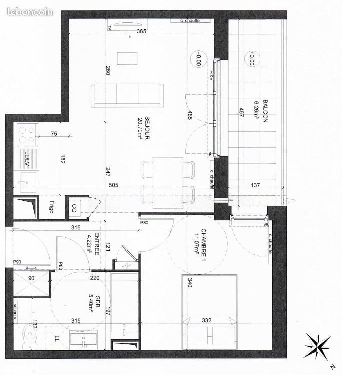 Appartement à louer, 41m², Lucé