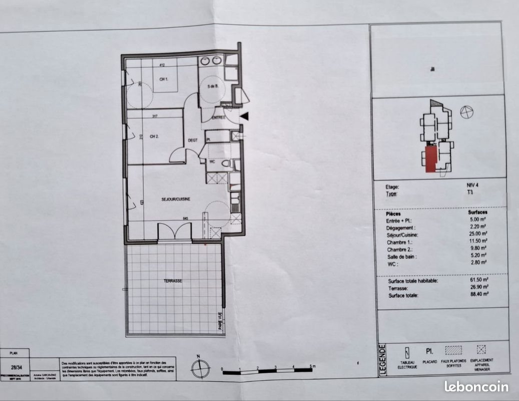 Appartement à vendre, 61m², Montpellier
