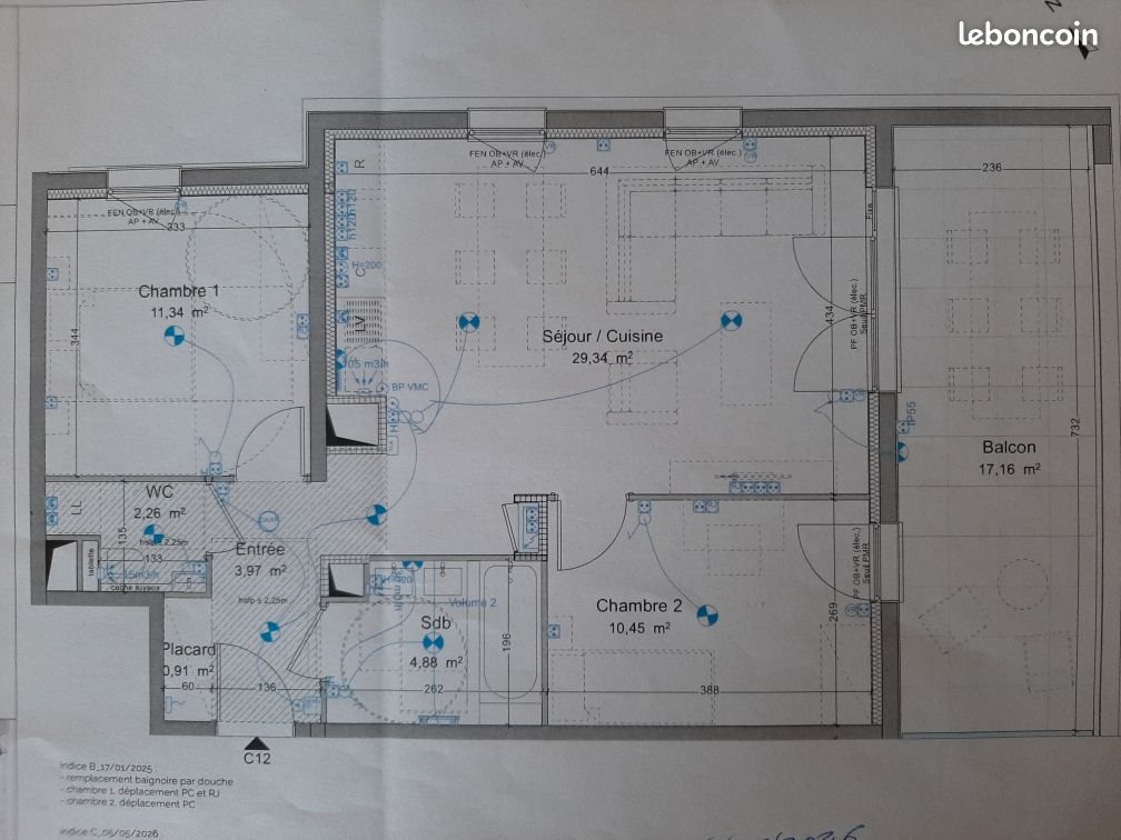 Appartement à louer, 63m², Bezannes