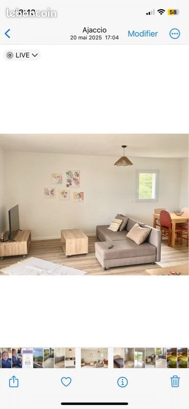 Appartement à louer, 43m², Ajaccio