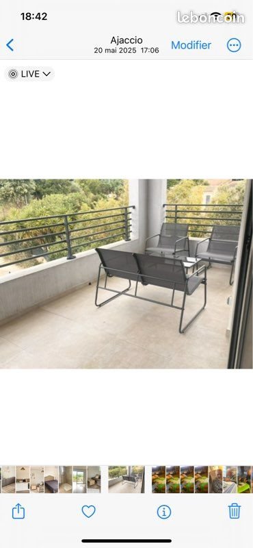 Appartement à louer, 43m², Ajaccio