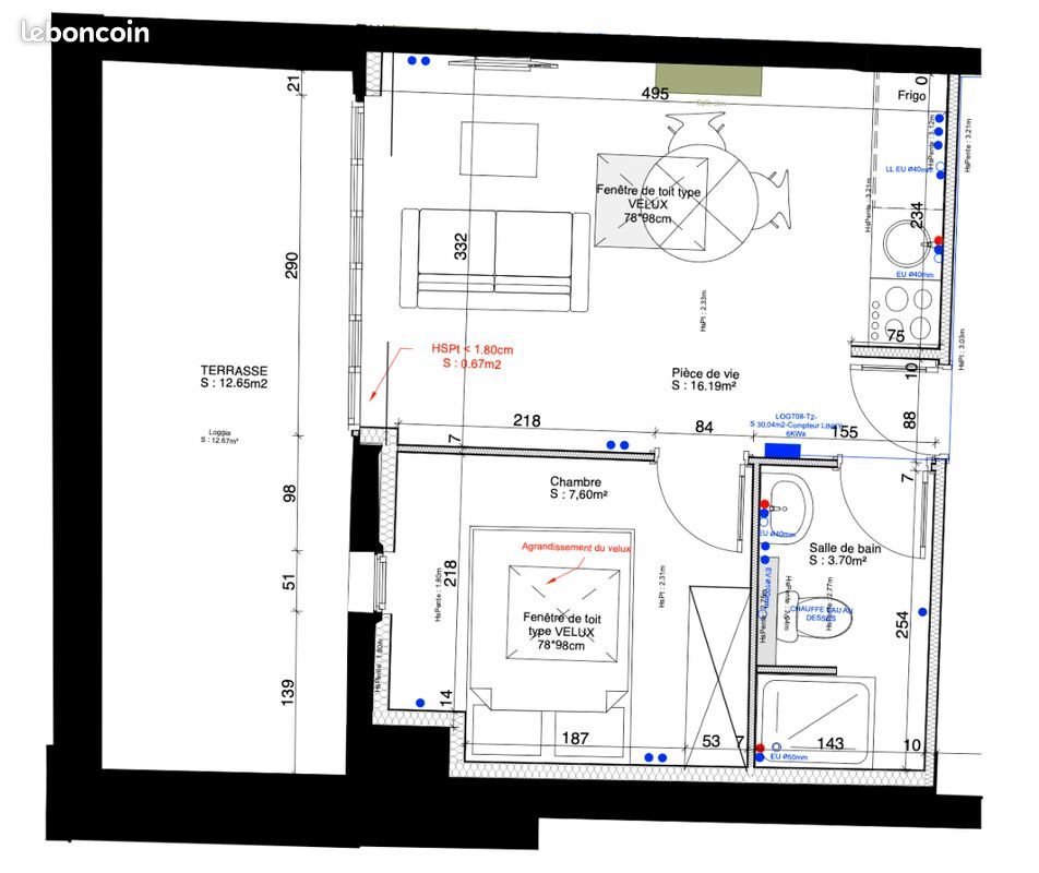 Appartement à vendre, 27m², Toulouse