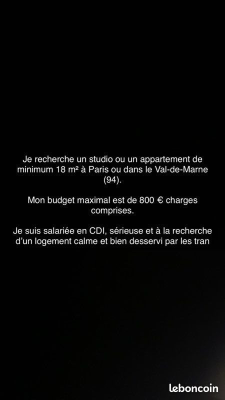 Appartement à louer, 19m², Saint-Maur-des-Fossés