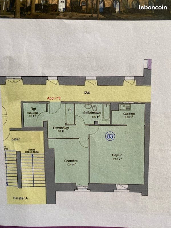 Appartement à louer, 59m², Clermont-Ferrand